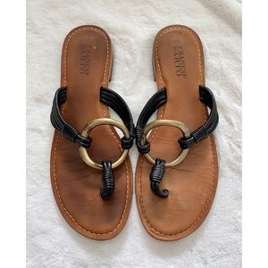 Franco Sarto Leather Sandals